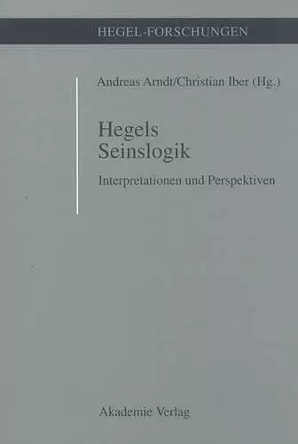 Hegels Seinslogik cover