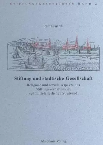 Stiftung und städtische Gesellschaft cover