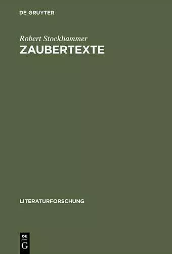Zaubertexte cover