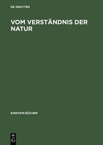 Vom Verständnis Der Natur cover