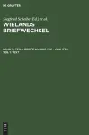 Briefe Januar 1791 - Juni 1793, Teil 1 cover