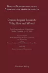 Climate Impact Research cover