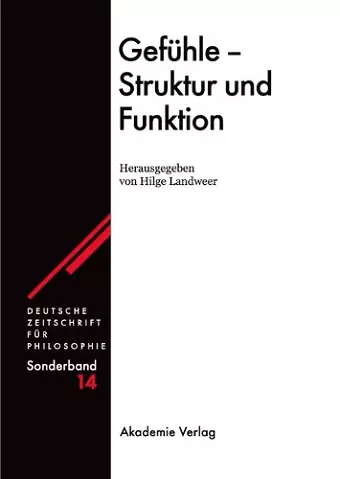 Gefühle - Struktur Und Funktion cover