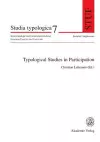 Typological Studies in Participation cover