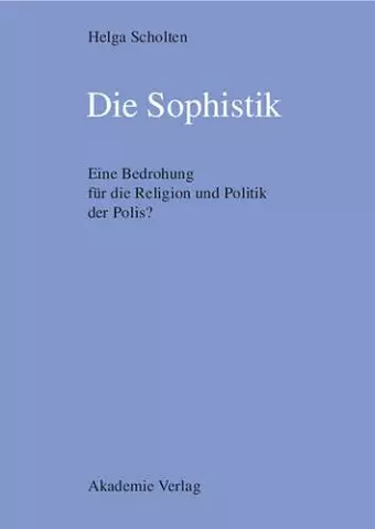 Die Sophistik cover