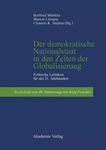 Der Demokratische Nationalstaat in Den Zeiten Der Globalisierung cover
