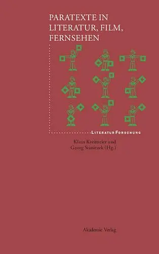 Paratexte in Literatur, Film, Fernsehen cover