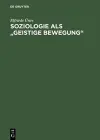 Soziologie als "geistige Bewegung" cover