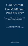 Tagebücher, Die Militärzeit 1915 bis 1919 cover