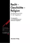 Recht - Geschichte - Religion cover