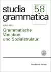 Grammatische Variation und Sozialstruktur cover