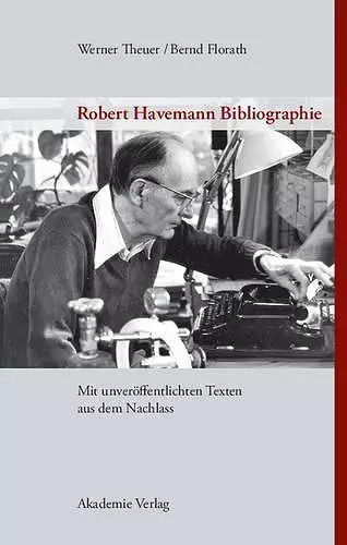 Robert Havemann Bibliographie cover