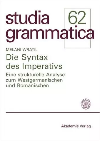 Die Syntax des Imperativs cover