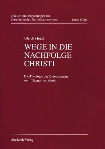 Wege in die Nachfolge Christi cover