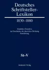 Deutsches Schriftsteller-Lexikon 1830-1880. Goedekes Grundriss zur Geschichte der deutschen Dichtung - Fortführung, BAND VIII.1, St-V cover