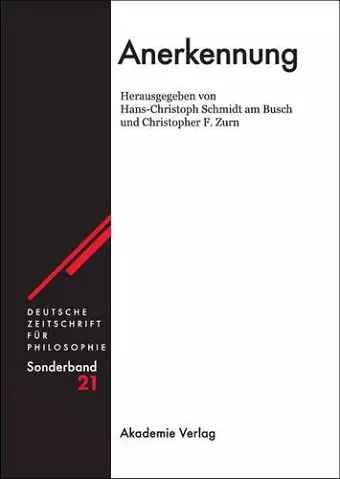 Anerkennung cover