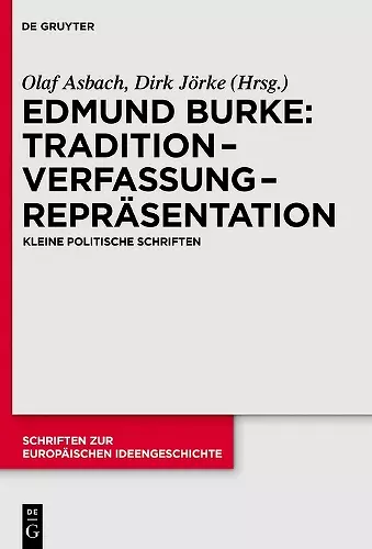 Tradition – Verfassung – Repräsentation cover