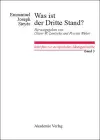 Was Ist Der Dritte Stand? Ausgewählte Schriften cover