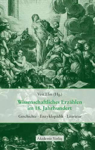 Wissenschaftliches Erzählen im 18. Jahrhundert cover