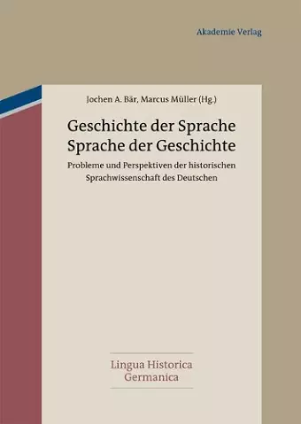 Geschichte der Sprache - Sprache der Geschichte cover