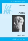 Aristoteles: Politik cover