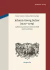 Johann Georg Sulzer (1720-1779) cover