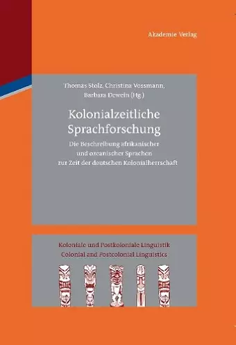 Kolonialzeitliche Sprachforschung cover