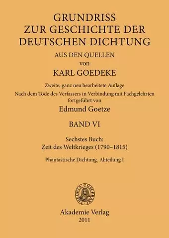 Siebentes Buch: Zeit Des Weltkrieges (1790-1815) cover