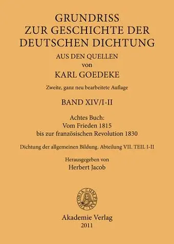 Achtes Buch: Vom Frieden 1815 Bis Zur Französischen Revolution 1830 cover