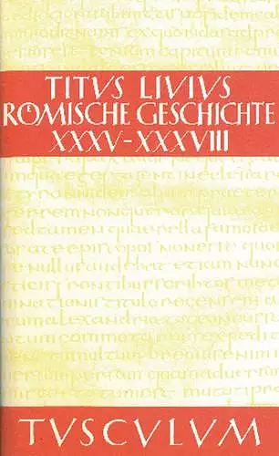 Römische Geschichte, Buch XXXV-XXXVIII cover