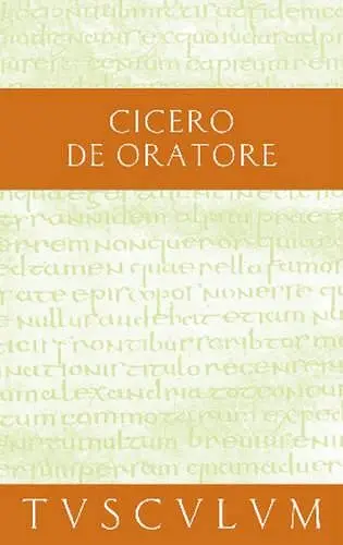 Über Den Redner / de Oratore cover