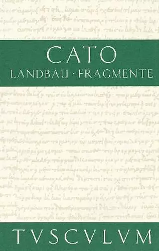 Vom Landbau. Fragmente cover