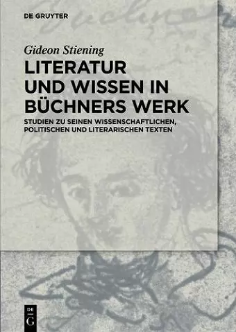 Literatur und Wissen im Werk Georg Büchners cover