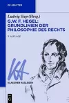 G. W. F. Hegel - Grundlinien der Philosophie des Rechts cover