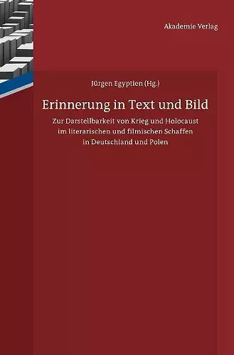 Erinnerung in Text und Bild cover