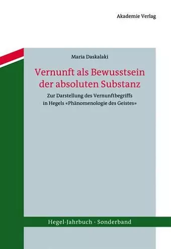 Vernunft als Bewusstsein der absoluten Substanz cover