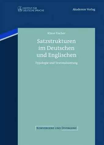 Satzstrukturen im Deutschen und Englischen cover