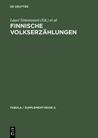 Finnische Volkserzählungen cover