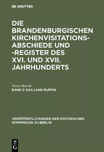 Das Land Ruppin cover