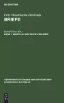 Briefe an deutsche Verleger cover