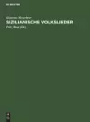 Sizilianische Volkslieder cover