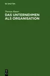 Das Unternehmen als Organisation cover