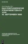 Das Portugiesische Strafgesetzbuch vom 16. September 1886 cover