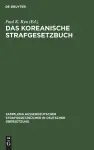 Das Koreanische Strafgesetzbuch cover