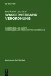 Wasserverbandverordnung cover