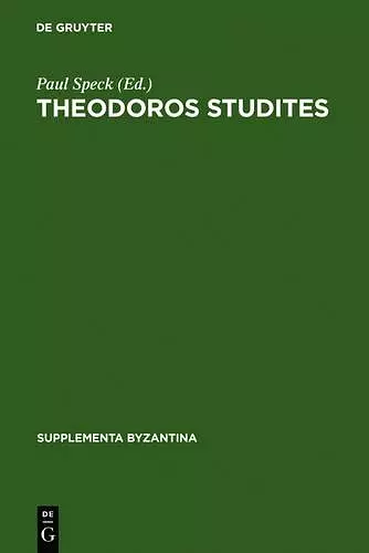 Theodoros Studites cover