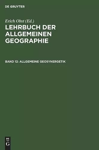 Allgemeine Geosynergetik cover