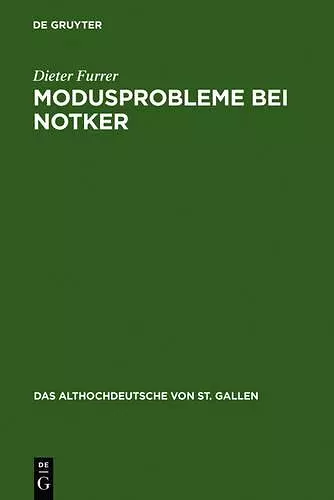 Modusprobleme bei Notker cover