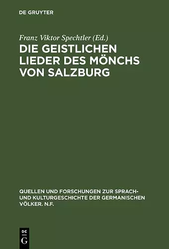 Die geistlichen Lieder des Mönchs von Salzburg cover