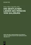 Die geistlichen Lieder des Mönchs von Salzburg cover
